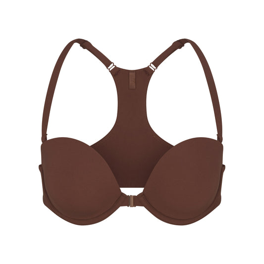 FITS EVERYBODY RACERBACK DEMI BRA | COCOA