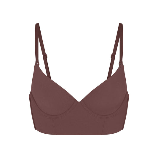 FITS EVERYBODY LOW BACK LONGLINE BRA | COCOA