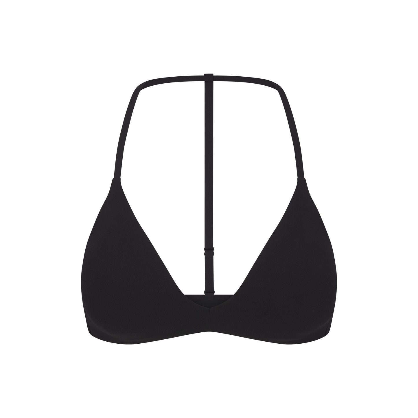 NikeSKIMS STUDIO STRETCH T-BACK TRIANGLE BRA | OBSIDIAN