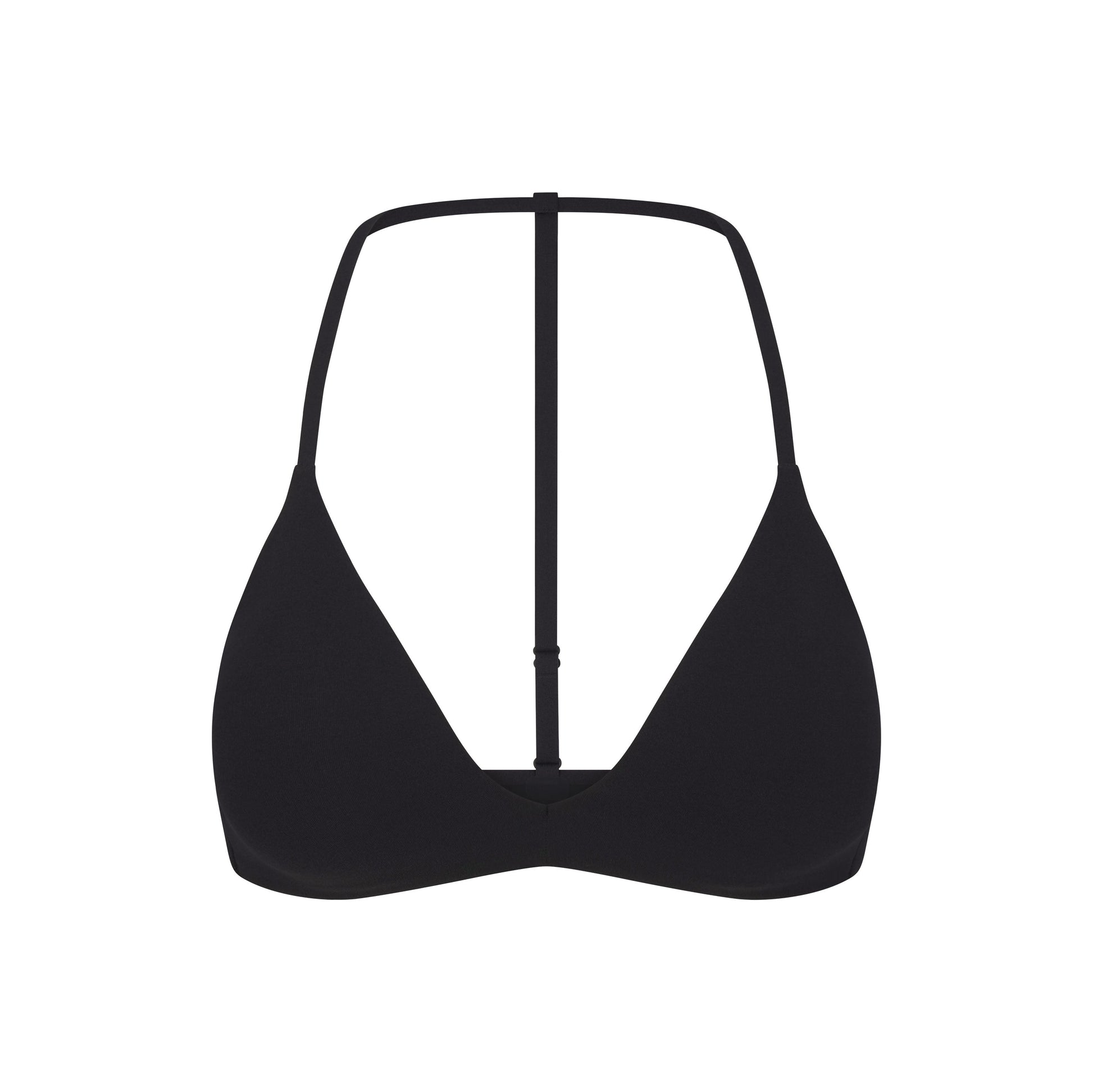 NikeSKIMS STUDIO STRETCH T-BACK TRIANGLE BRA | OBSIDIAN