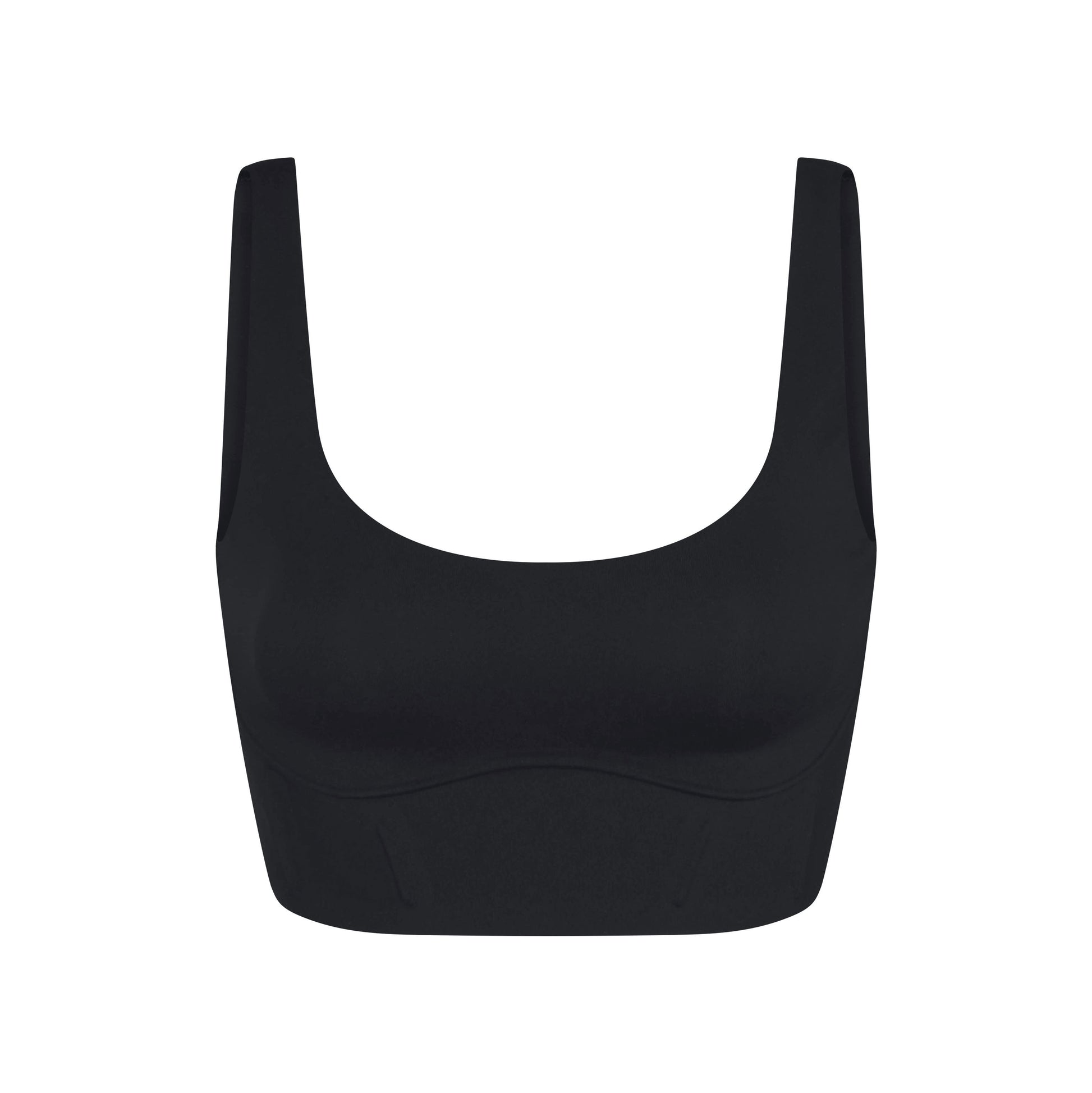 NikeSKIMS MATTE LONGLINE CORSET BRA | OBSIDIAN