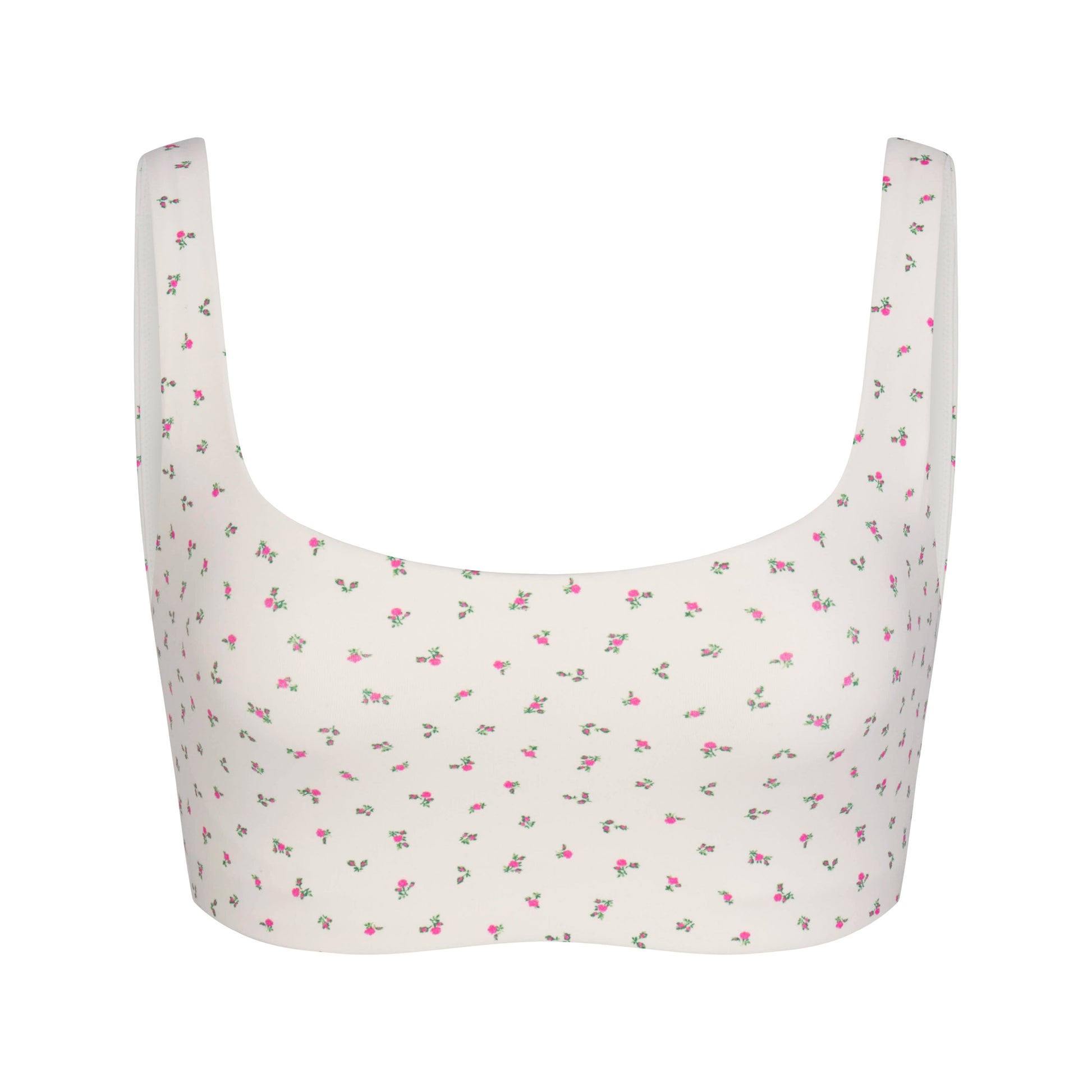 NikeSKIMS MATTE SCOOP NECK BRA | DITSY FLORAL PRINT