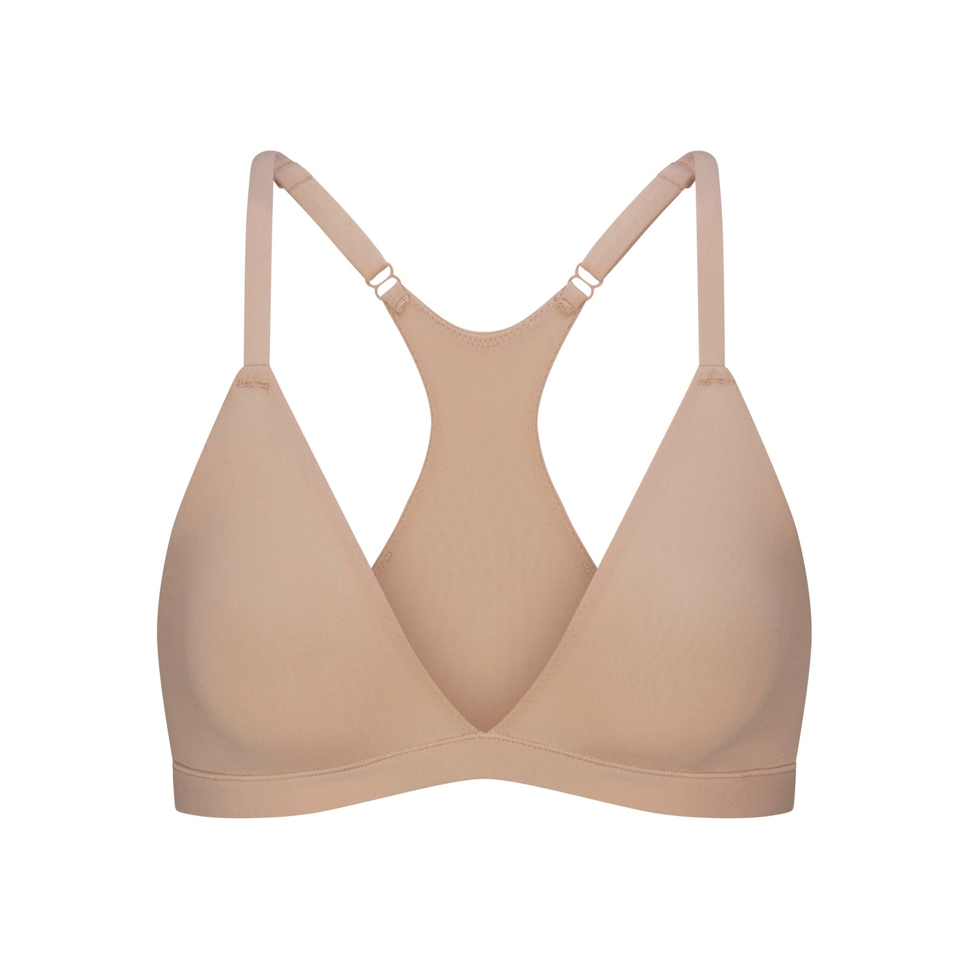 FITS EVERYBODY RACERBACK TRIANGLE BRALETTE | CLAY