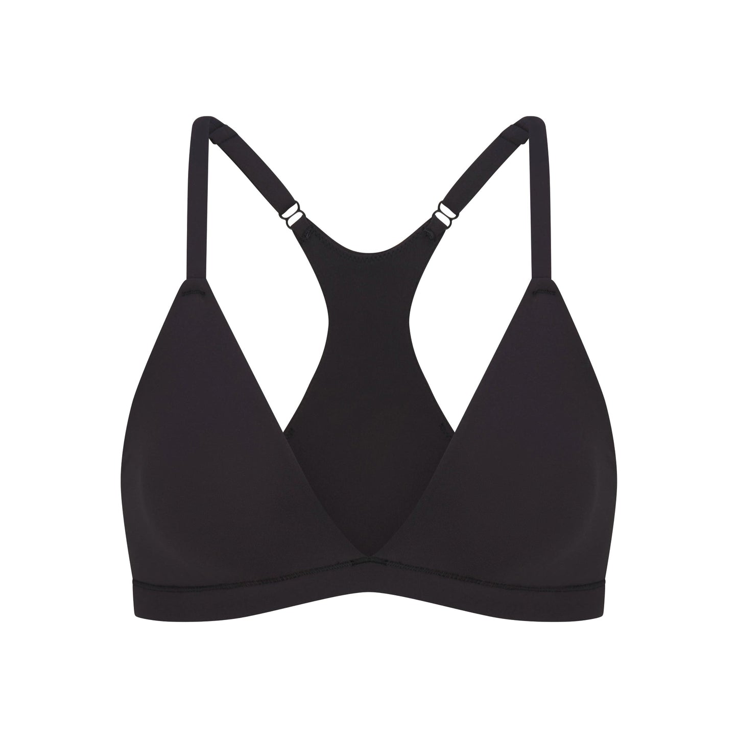 FITS EVERYBODY RACERBACK TRIANGLE BRALETTE | ONYX