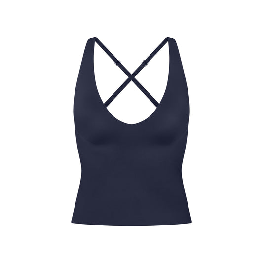 NikeSKIMS SHINE V-NECK TANK | NAVY