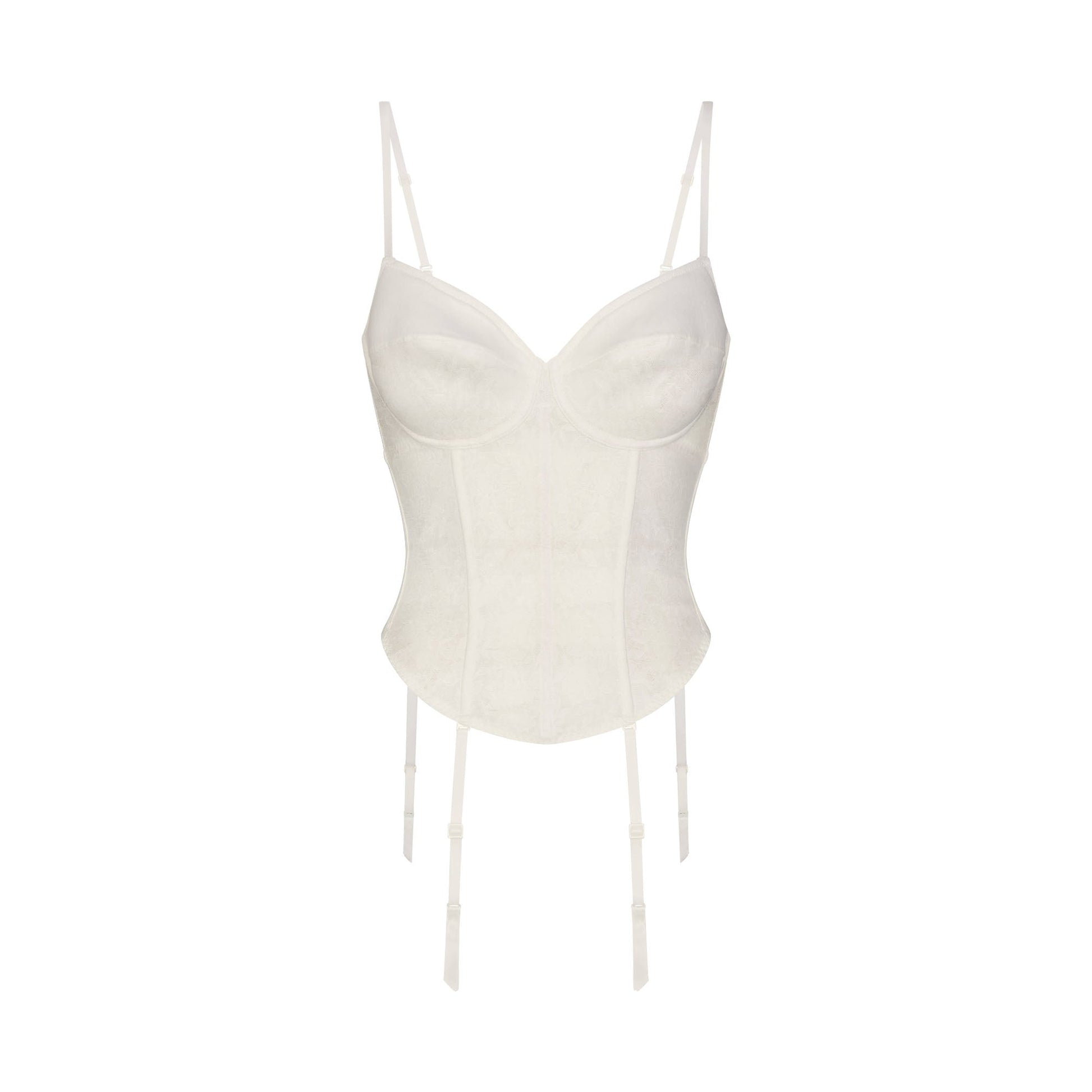LACE SHAPEWEAR CORSET | IVORY