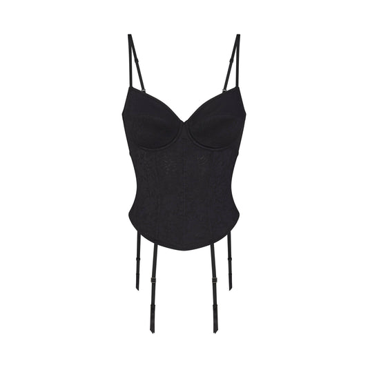 LACE SHAPEWEAR CORSET | ONYX