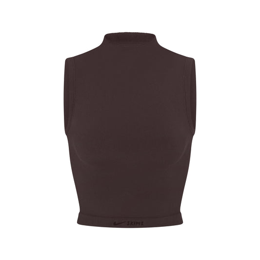 NikeSKIMS VINTAGE SEAMLESS MOCK NECK BRA TOP | PHOENIX