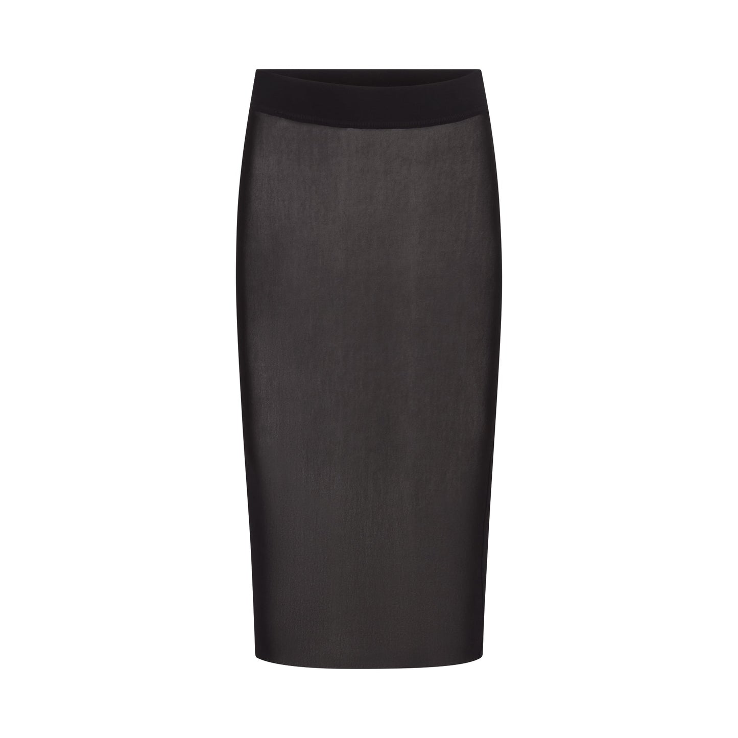 MESH COVER-UPS MIDI SKIRT | ONYX