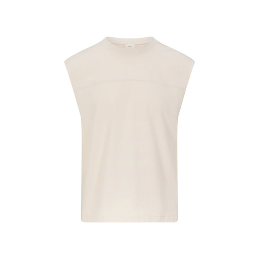 HEAVYWEIGHT COTTON MENS CROPPED MUSCLE TANK | BUFF
