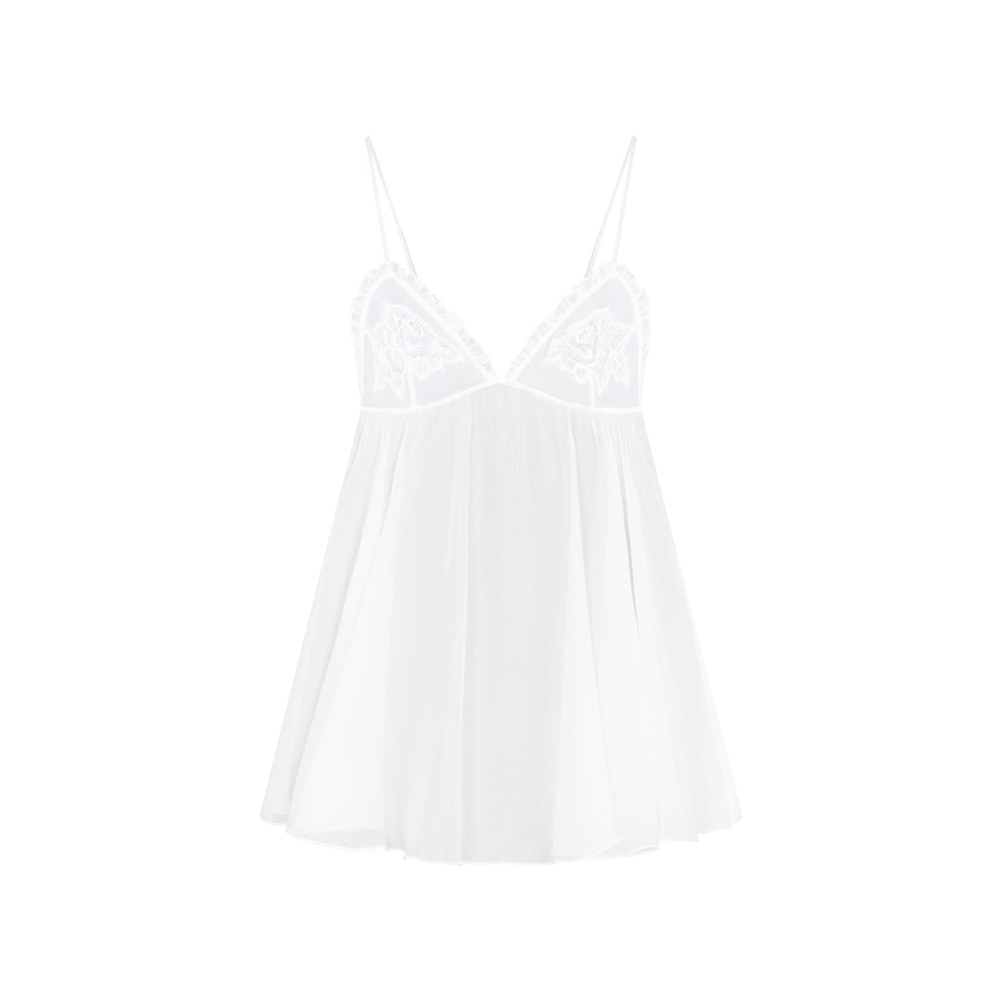 SKIMS ROMANCE BABYDOLL DRESS | IVORY