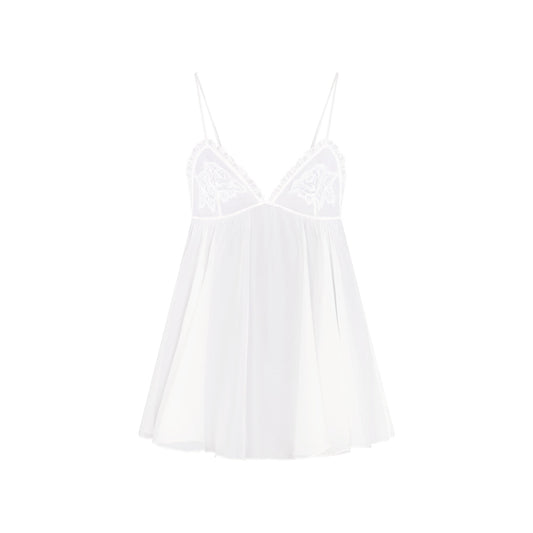 SKIMS ROMANCE BABYDOLL DRESS | IVORY