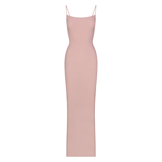 SOFT LOUNGE LONG SLIP DRESS | MORGANITE