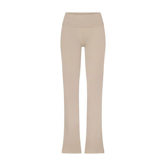 COTTON JERSEY FOLDOVER PANT | STONE