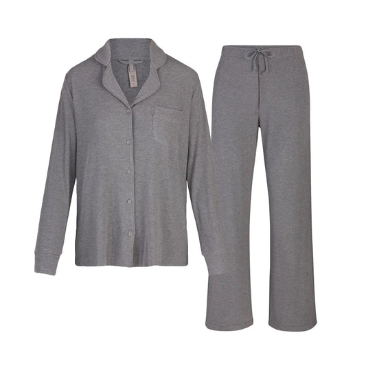 SOFT LOUNGE SLEEP SET | HEATHER GREY