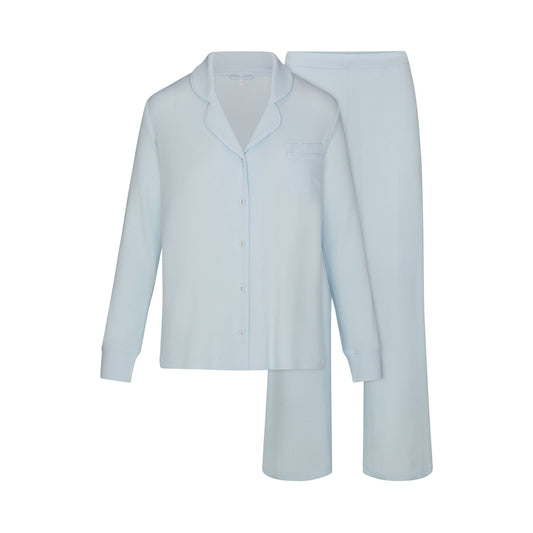 SOFT LOUNGE SLEEP SET | BABY BLUE