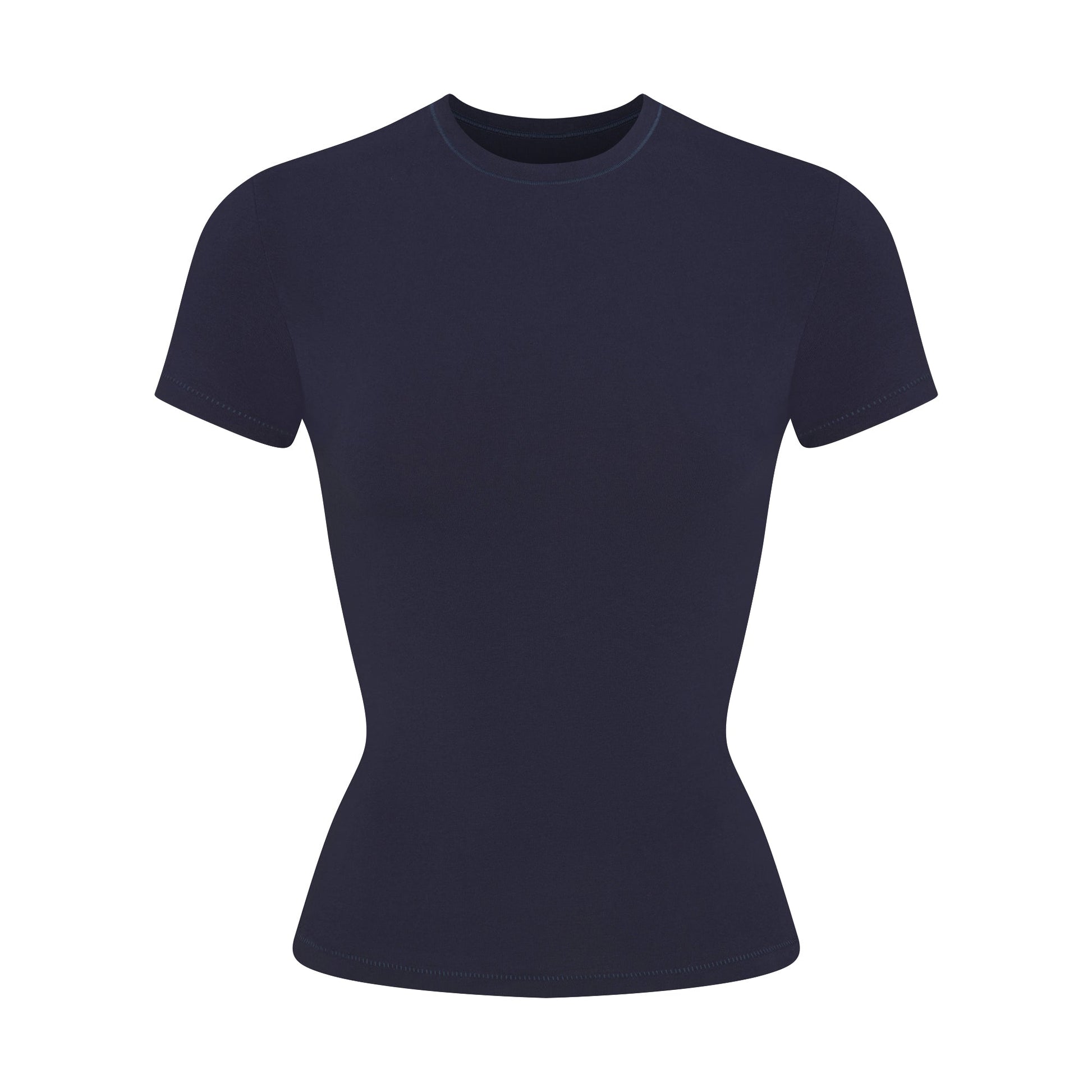 COTTON JERSEY T-SHIRT | NAVY