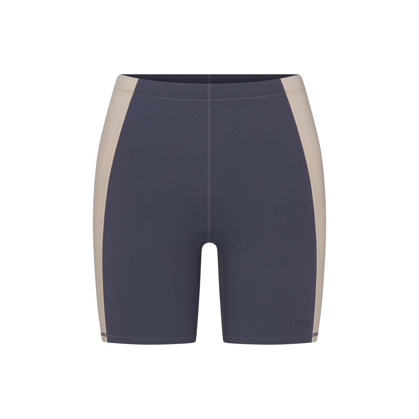 NikeSKIMS MATTE SHINE MIX 5" BIKER SHORT | DEEP ROYAL AND STONE