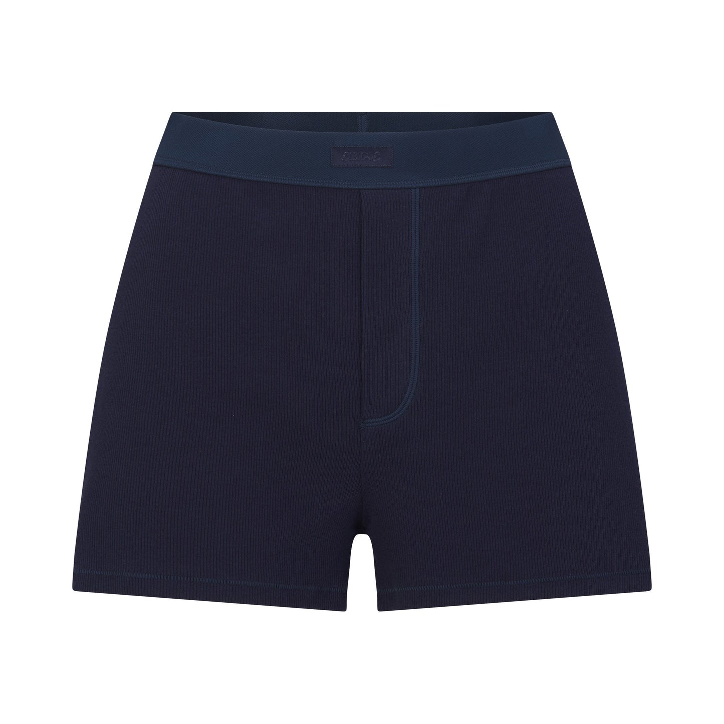COTTON RIB LOOSE BOXER | NAVY