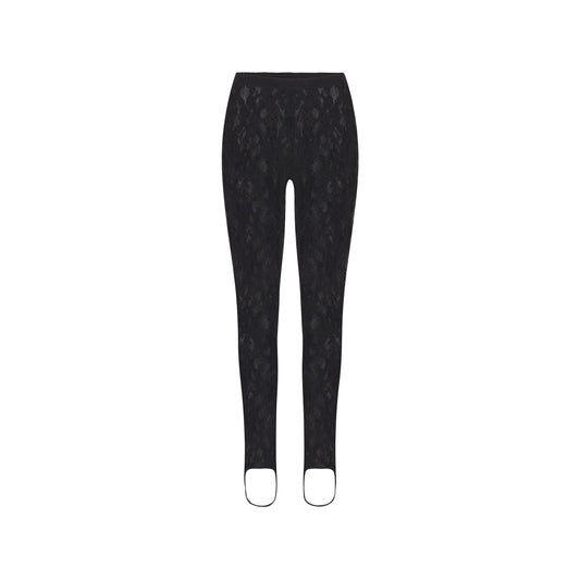 STRETCH LACE STIRRUP LEGGING | SOOT