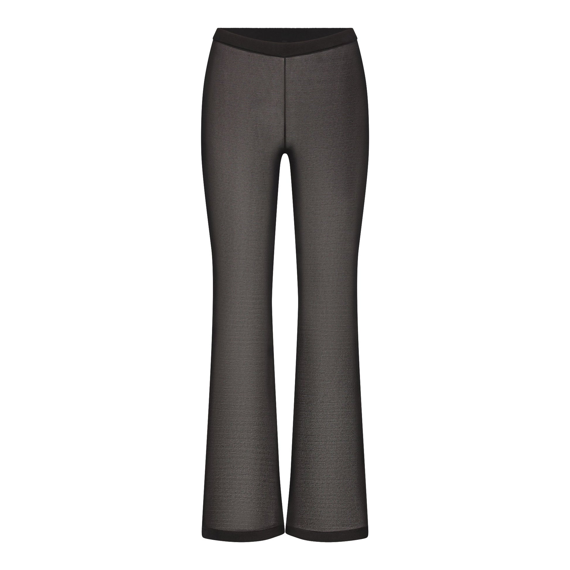 SLINKY KNIT LOW RISE PANT | OBSIDIAN