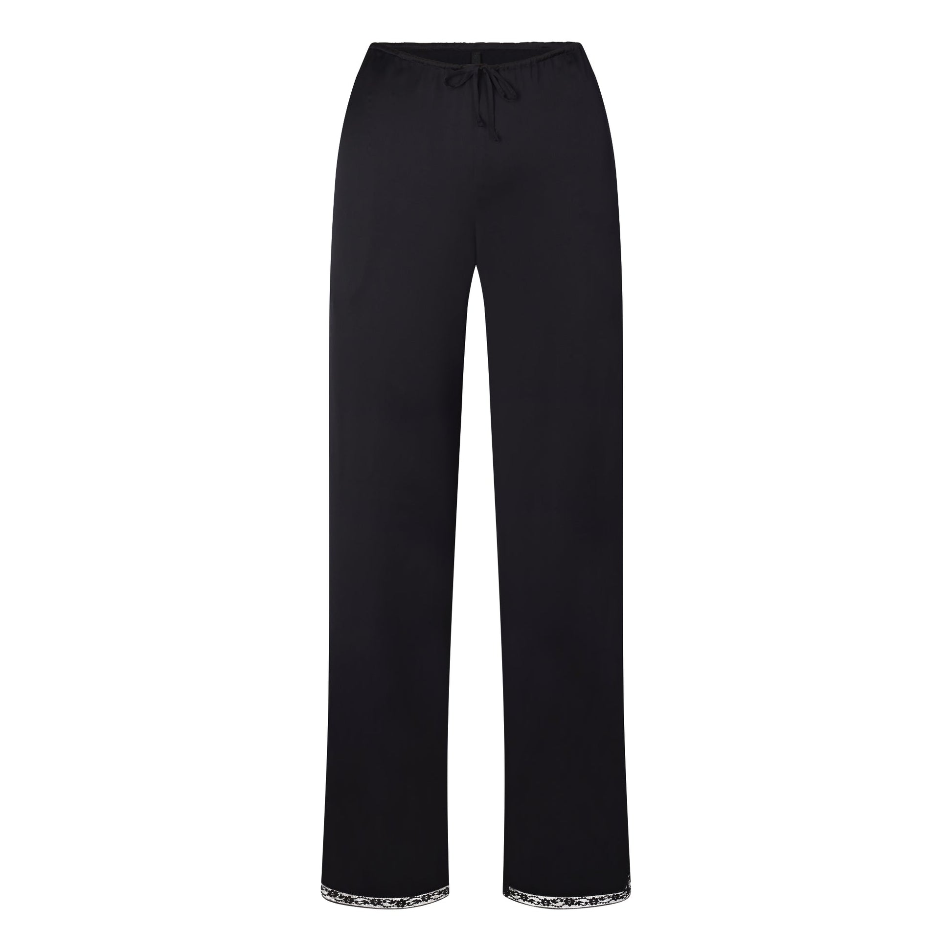 WOVEN SHINE LACE PANT | ONYX