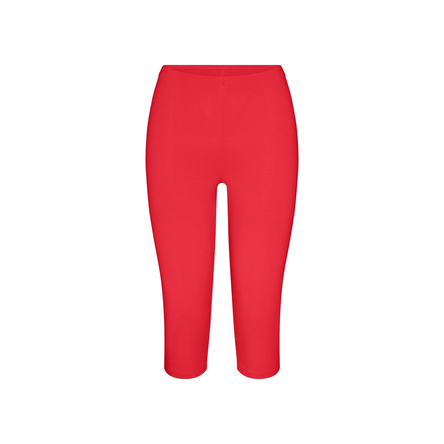 SMOOTH LAYERS HIGH-WAISTED CAPRI | CARMINE