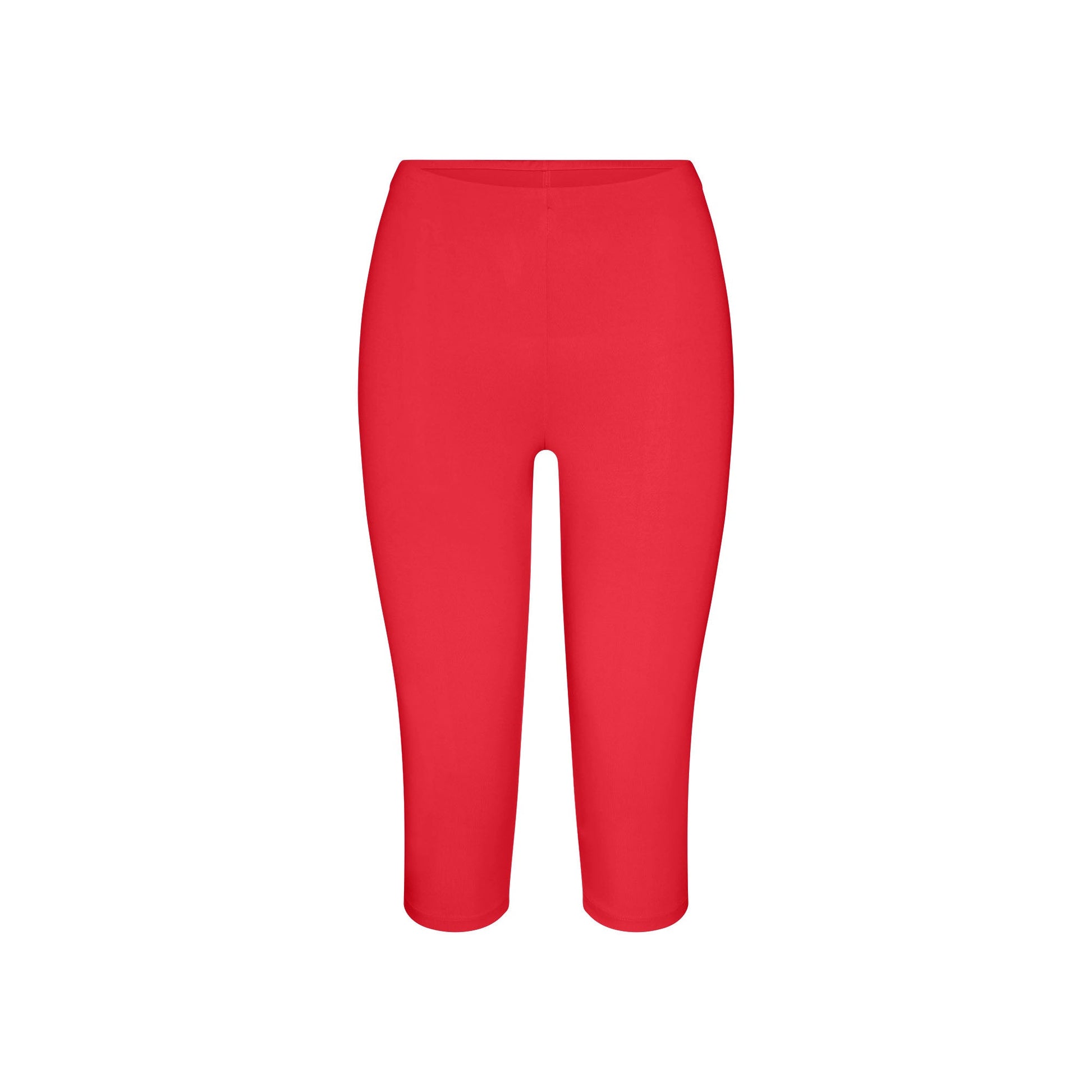 SMOOTH LAYERS HIGH-WAISTED CAPRI | CARMINE