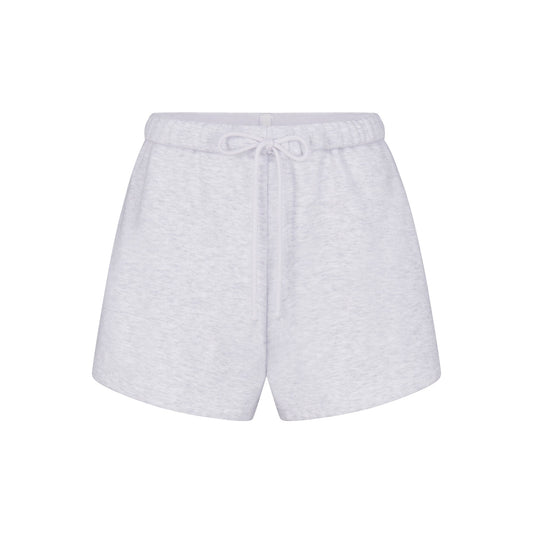 COTTON FLEECE SHORT | LIGHT HEATHER GREY