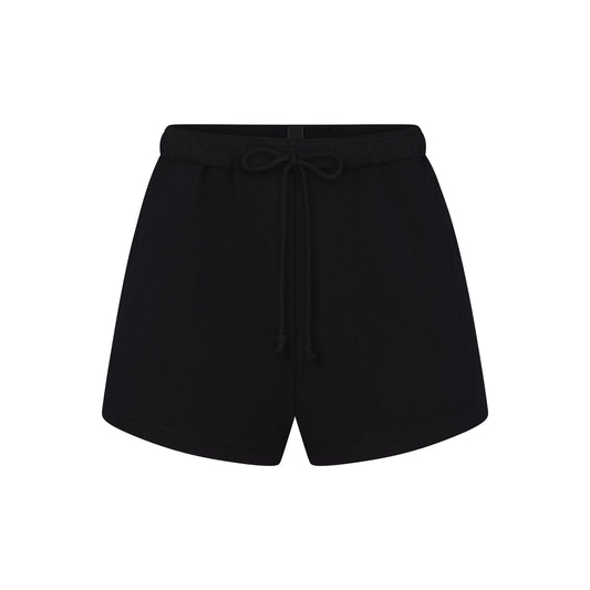 COTTON FLEECE SHORT | ONYX