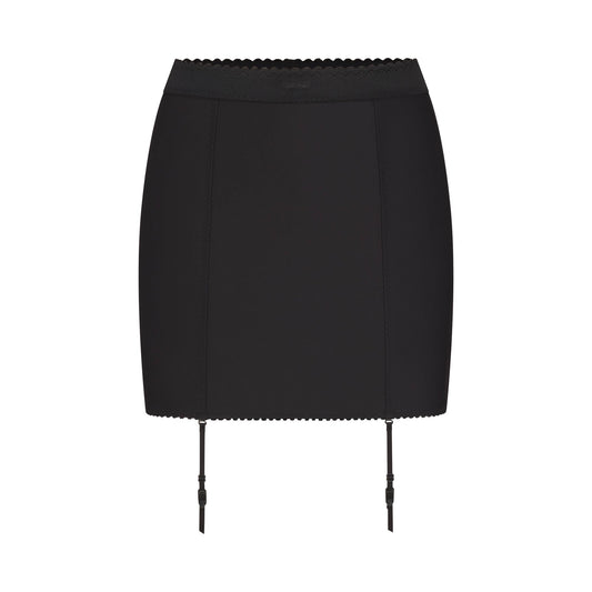 SKIMS BODY MINI GARTER SKIRT | ONYX