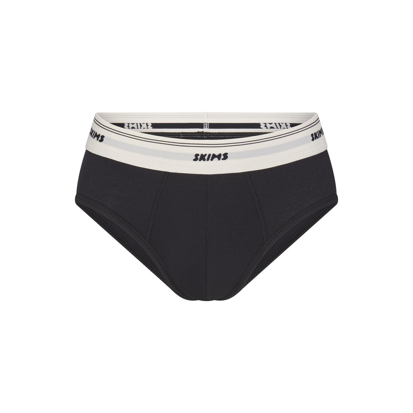 SKIMS COTTON RIB MENS BRIEF | ONYX