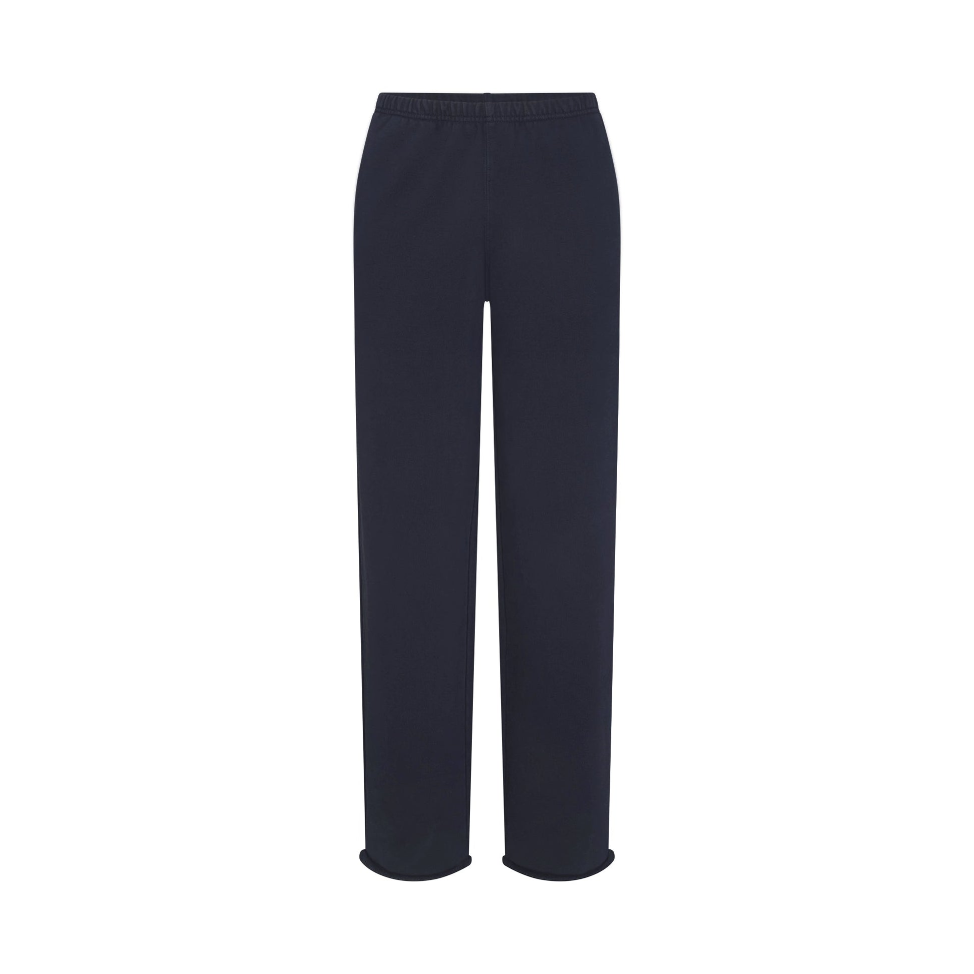 BOYFRIEND FLEECE STRAIGHT LEG PANT | NAVY