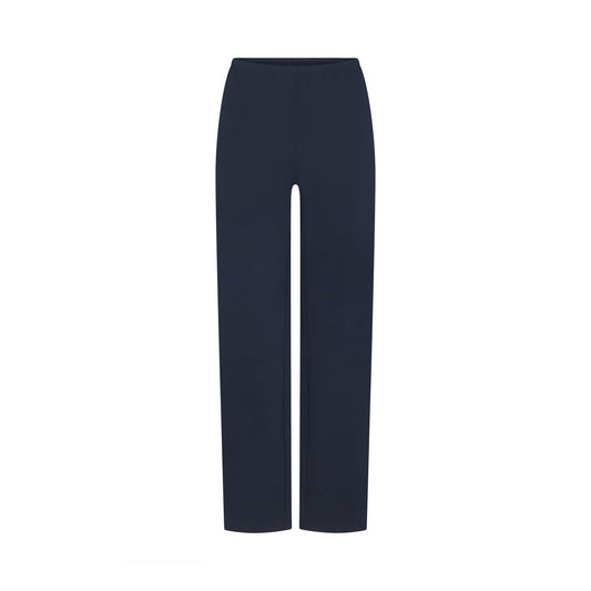 HEAVYWEIGHT CREPE STRAIGHT LEG PANT | NAVY