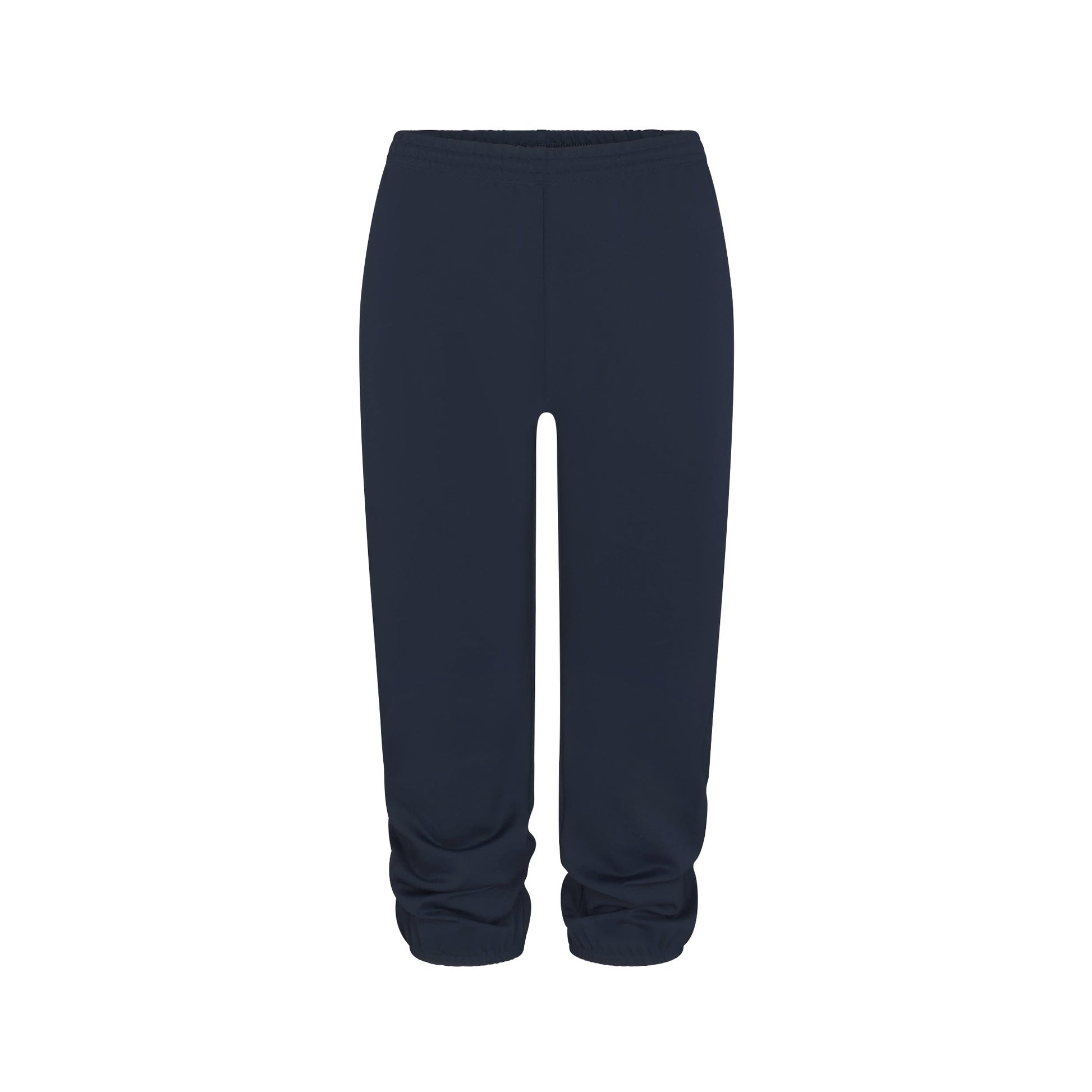 HEAVYWEIGHT CREPE CROPPED JOGGER | NAVY