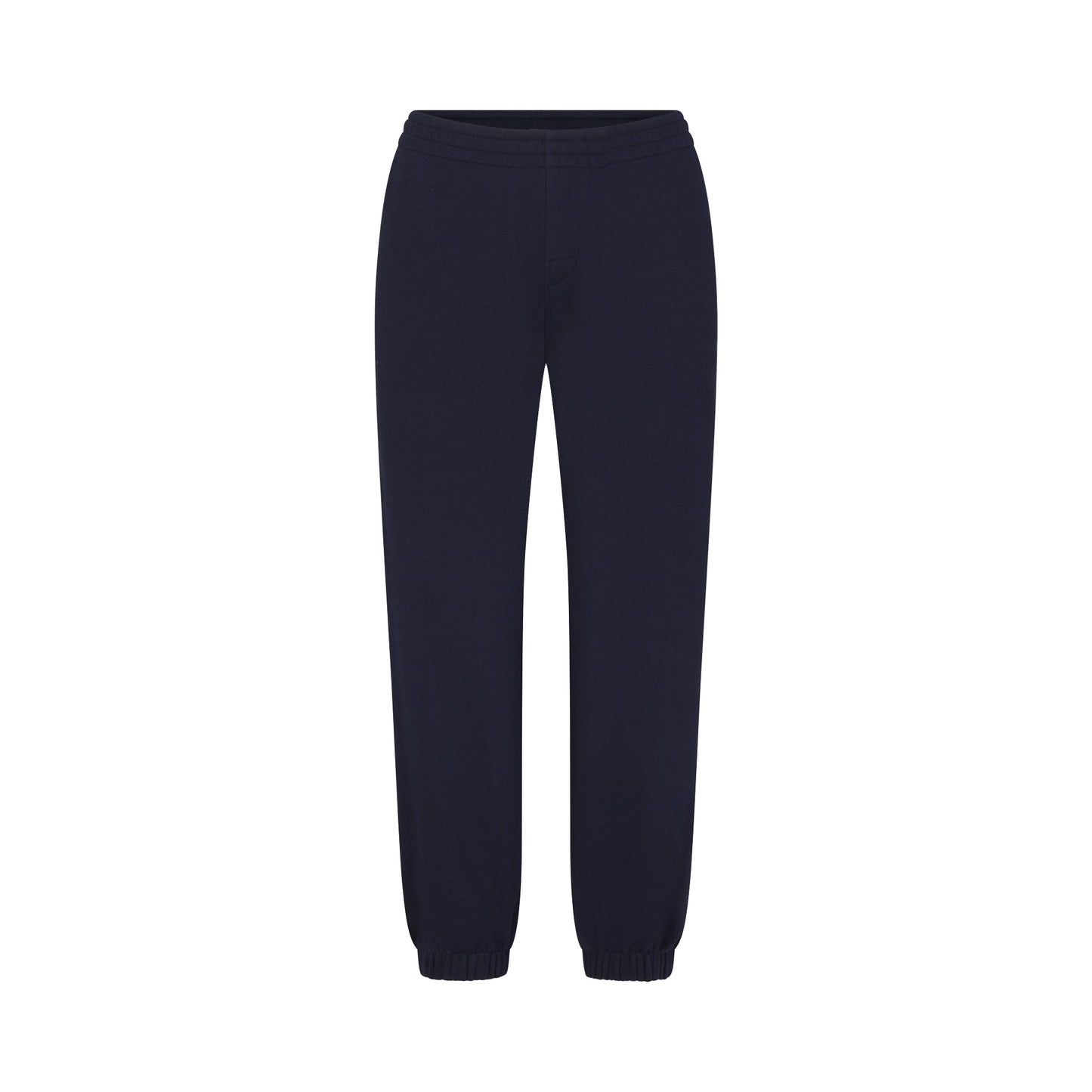 DRAPEY FRENCH TERRY CROPPED JOGGER | NAVY