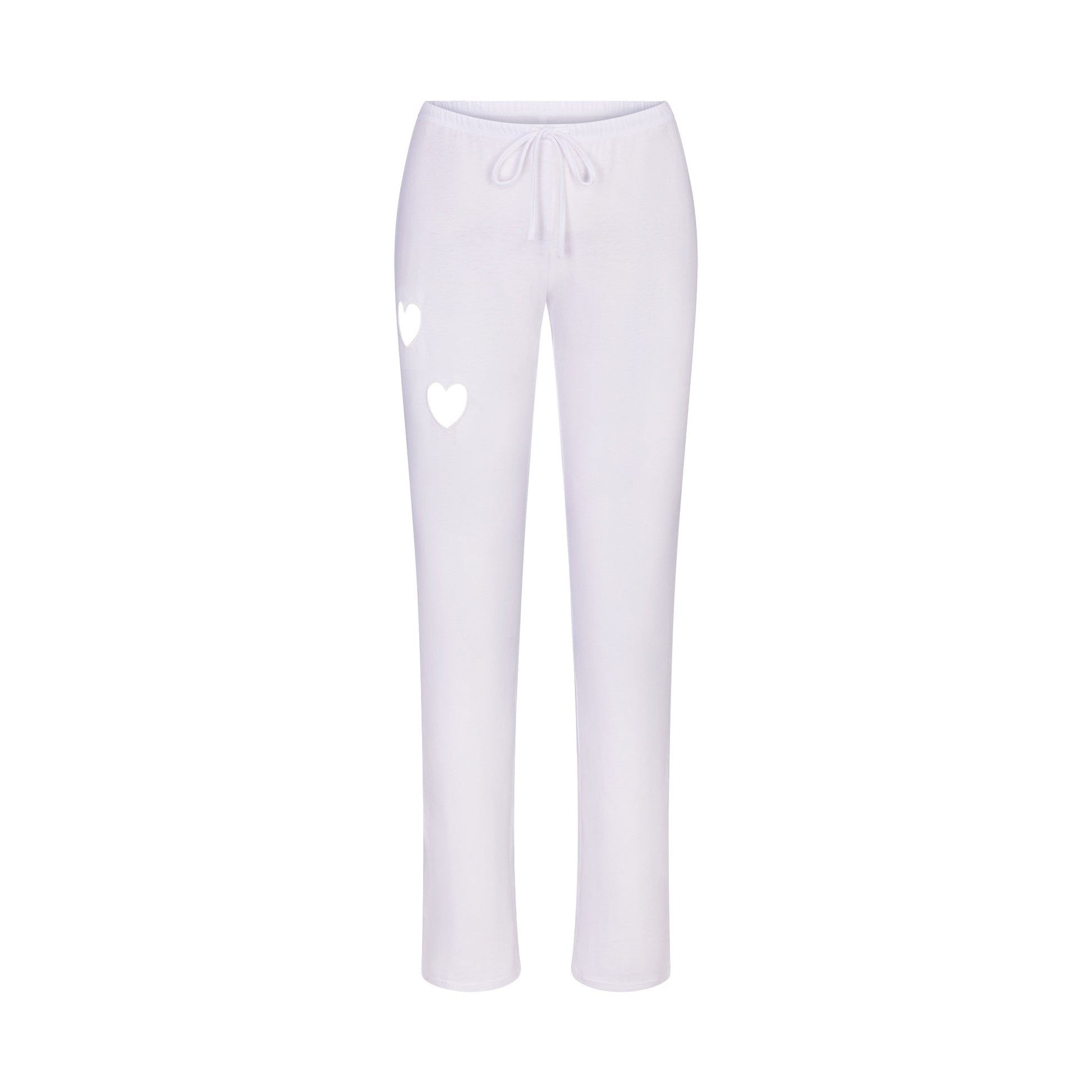 WORN IN JERSEY HEART STRAIGHT LEG PANT | SNOW