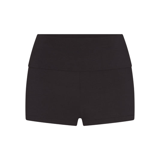 COTTON JERSEY FOLDOVER SHORT | SOOT
