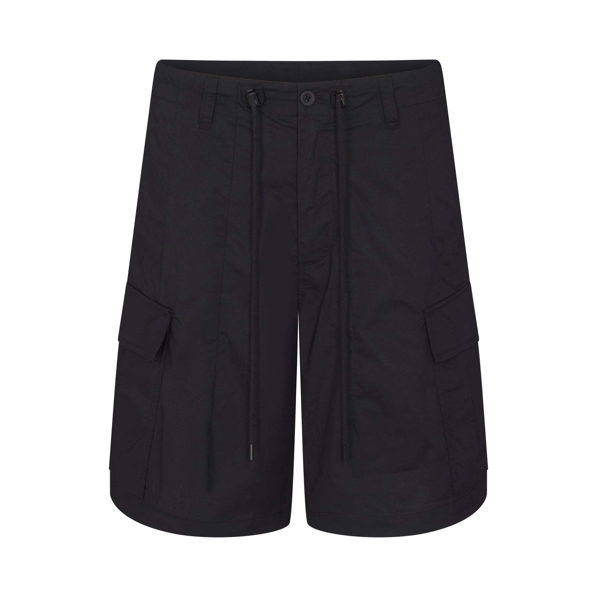 WOVEN COTTON OVERSIZED CARGO SHORT | ONYX