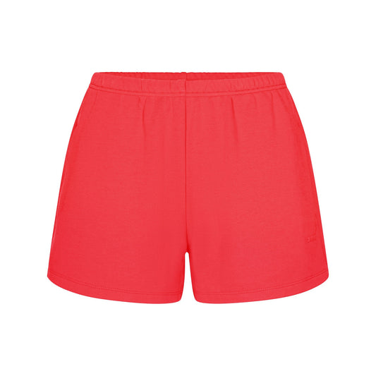 COTTON FLEECE CLASSIC SHORT | WASHED RED