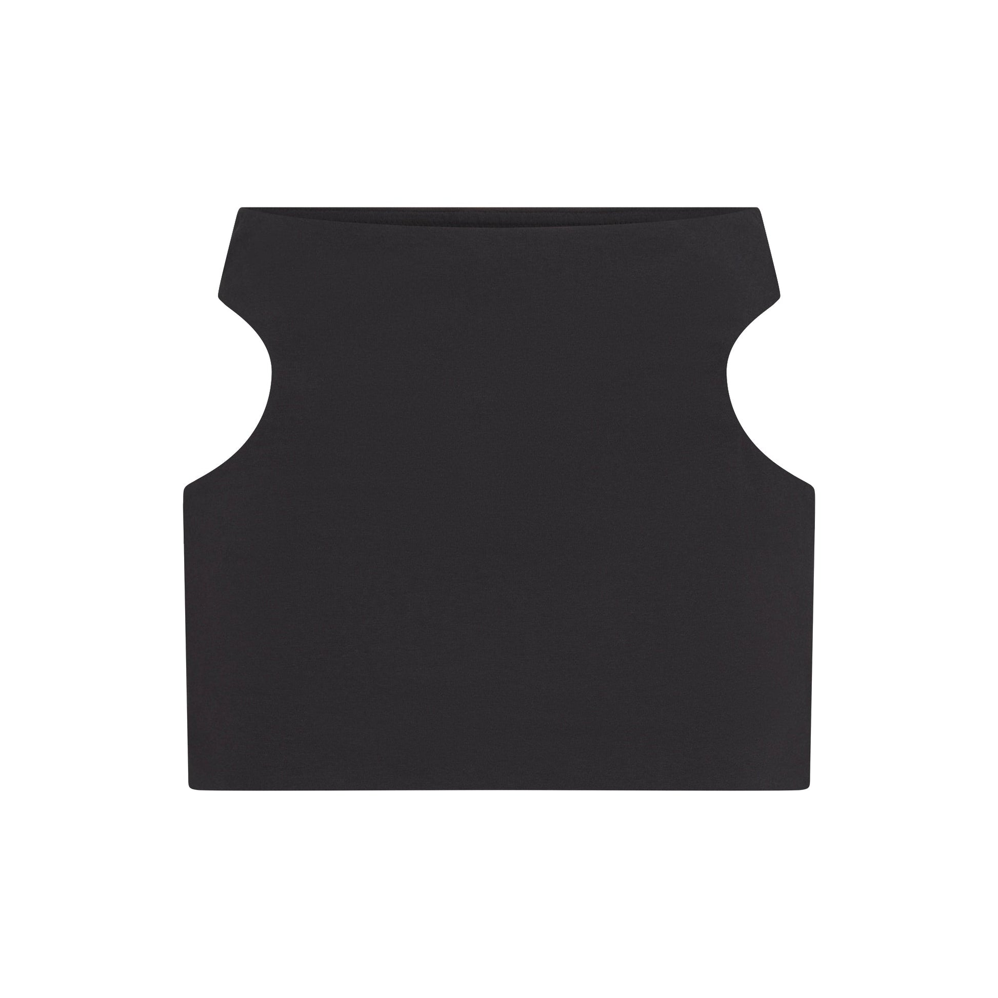 COTTON JERSEY CUT OUT MINI SKIRT | SOOT
