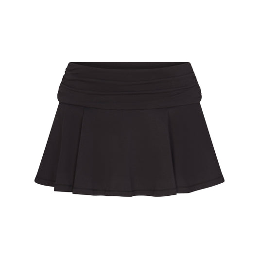 COTTON JERSEY FOLDOVER MINI SKORT | SOOT