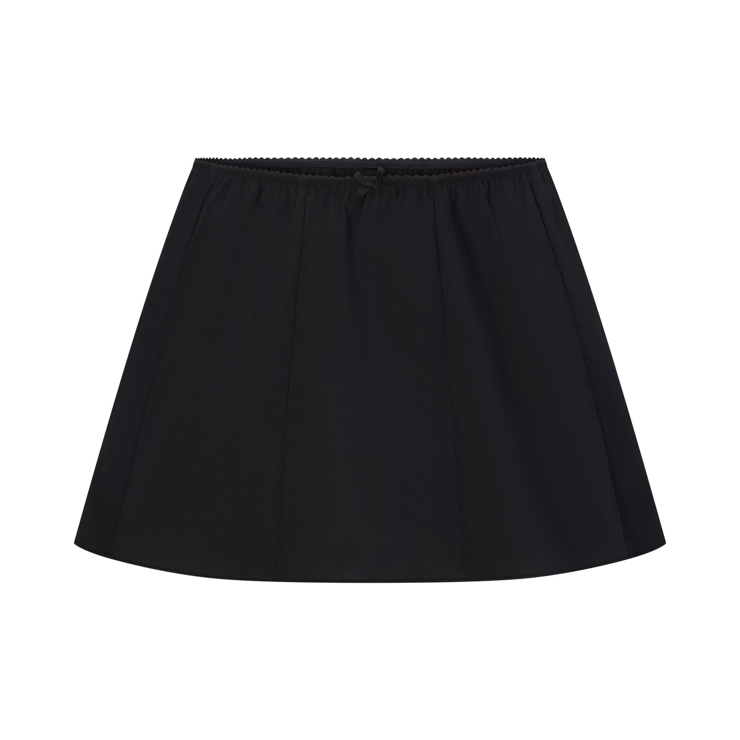 POPLIN APPAREL MINI SKIRT | ONYX