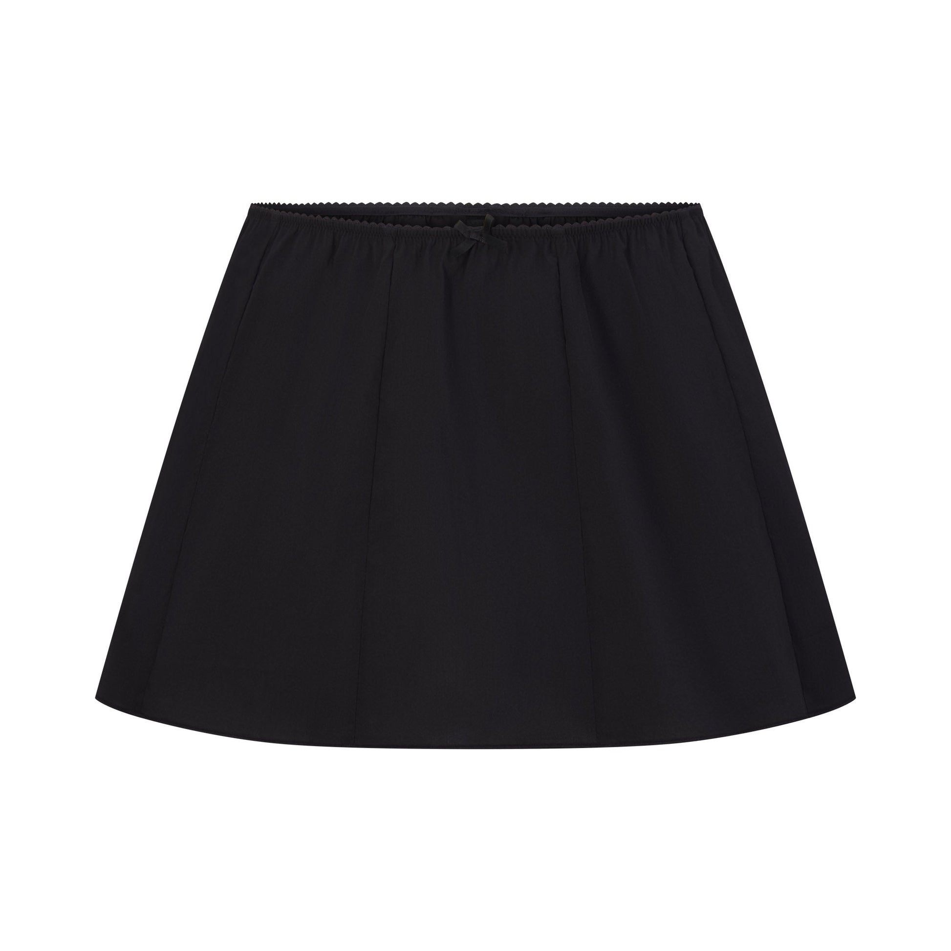 POPLIN APPAREL MINI SKIRT | ONYX