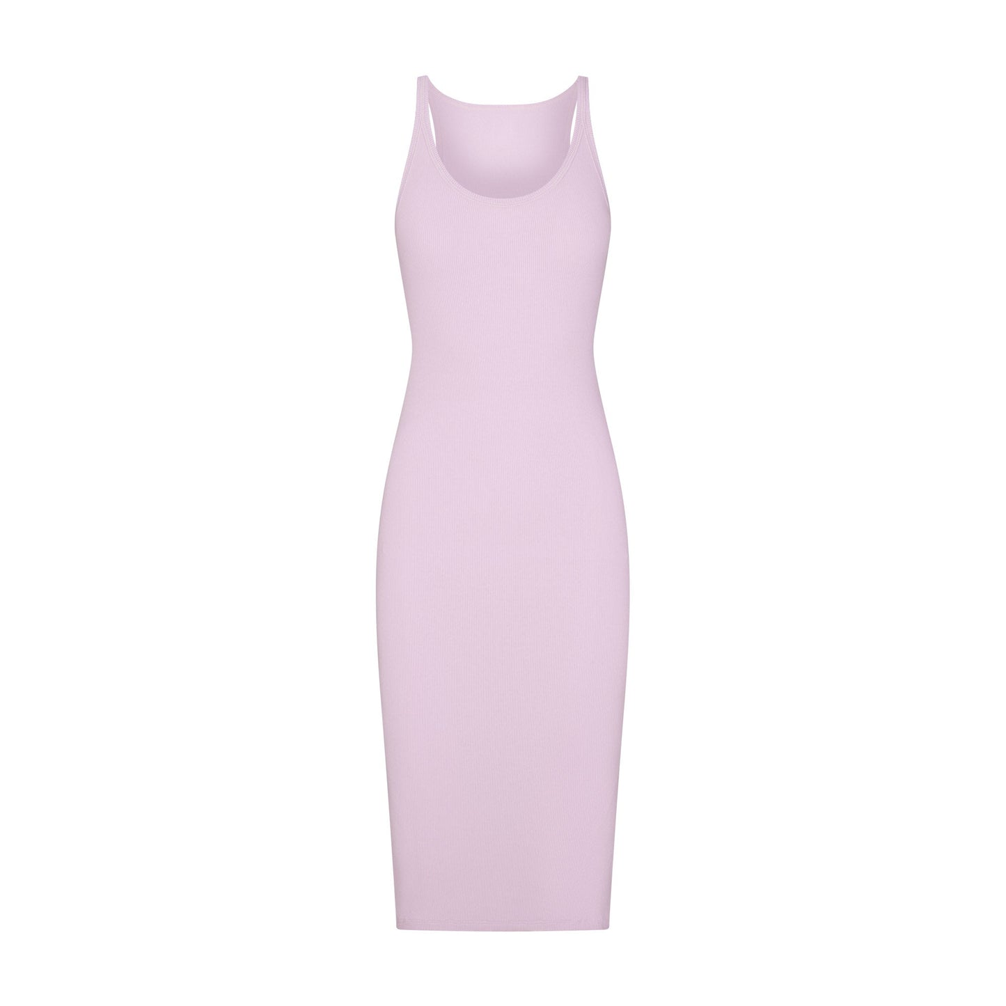 COTTON RIB TANK MIDI DRESS | SUGAR PLUM