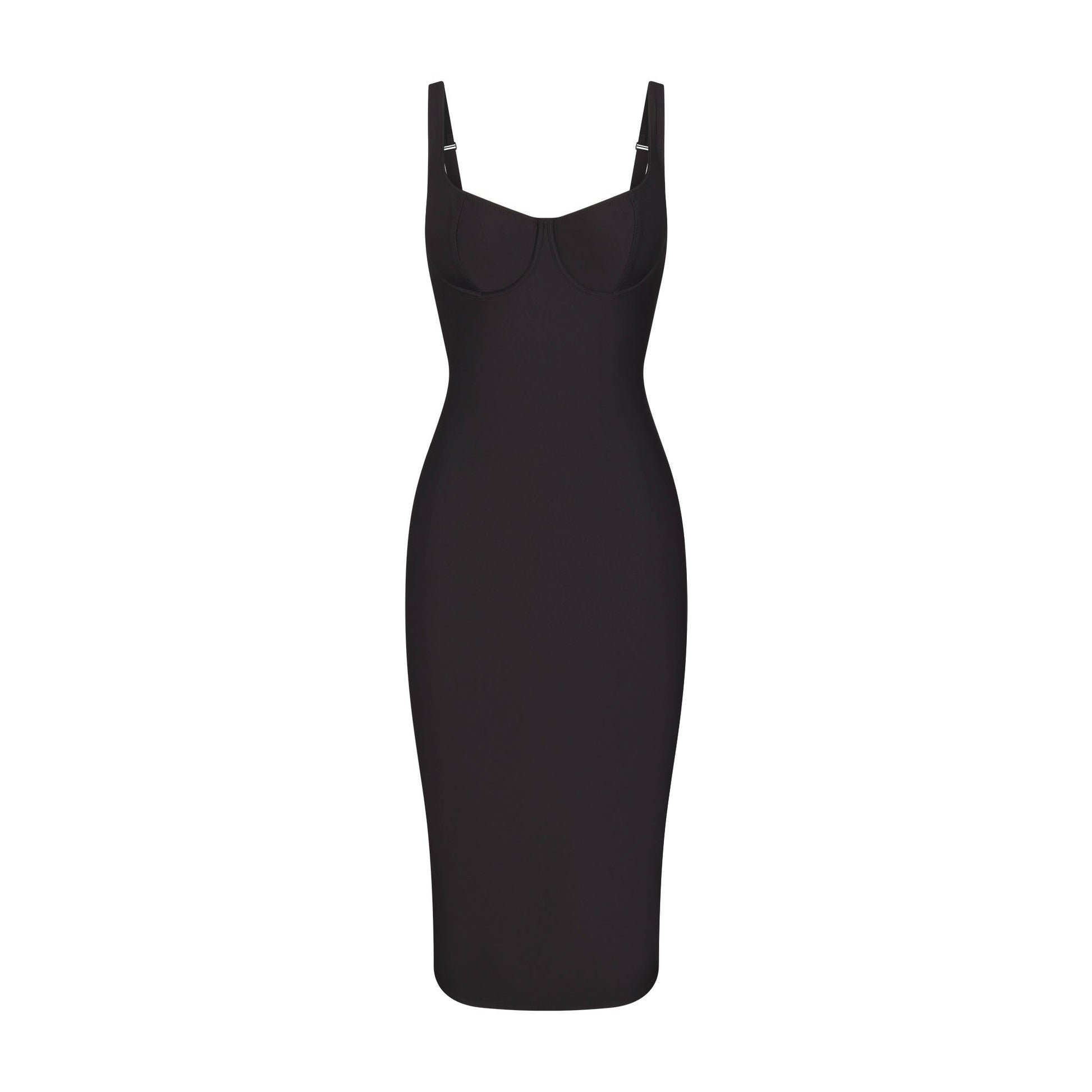 SKIMS BODY MIDI DRESS | ONYX