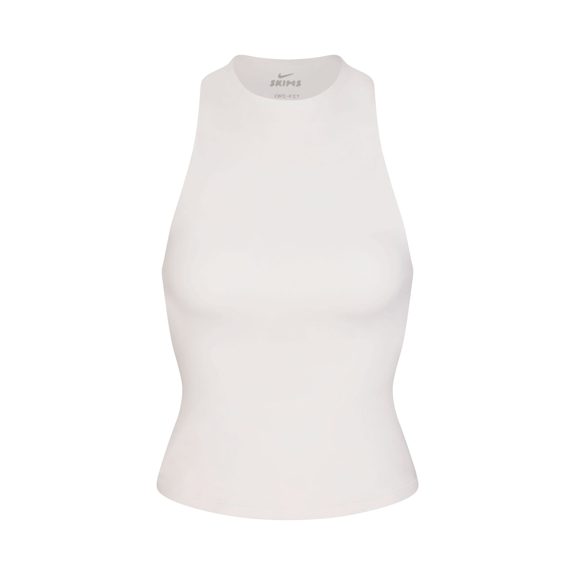 NikeSKIMS MATTE MOCK NECK RACER TANK | IVORY