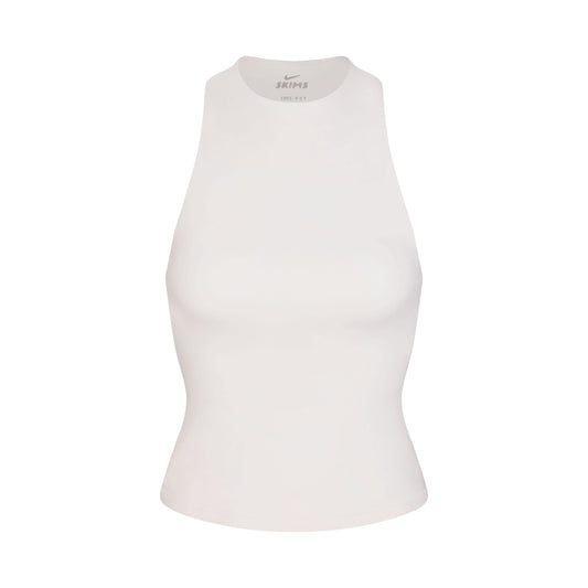 NikeSKIMS MATTE MOCK NECK RACER TANK | IVORY