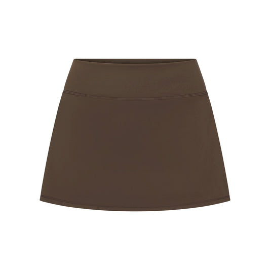 NikeSKIMS MATTE SKORT | DARK SEPIA