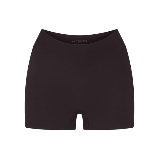 NikeSKIMS STUDIO STRETCH DIPPED 2" SHORT | DARK ROAST